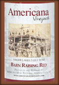 Americana Vineyards Barn Rasin' Red